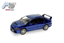 Herpa 87MC000039 - H0 - Mitsubishi Lancer Evolution 9 - blau